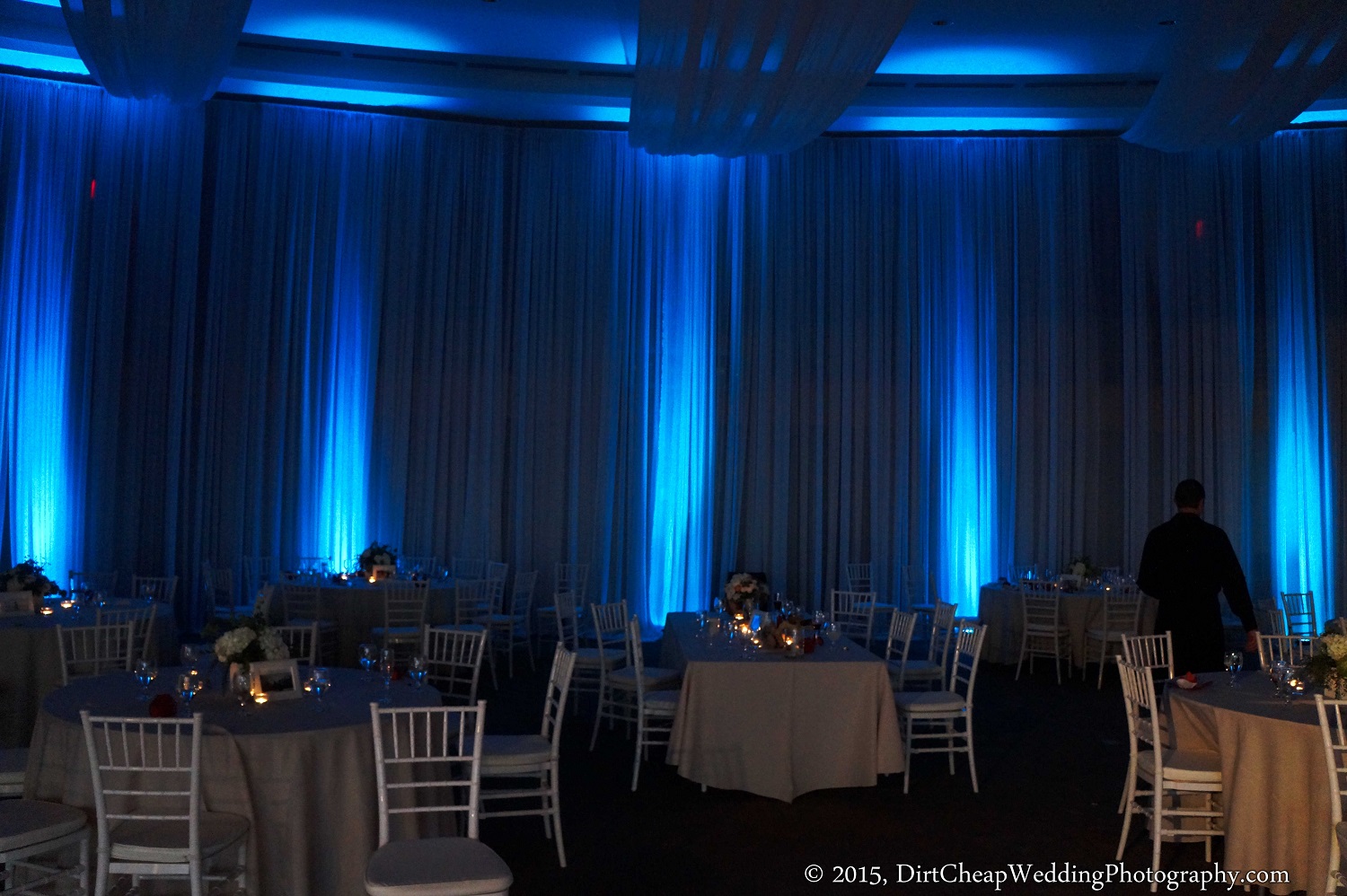 UpLighting Rental San Diego / Rent LED up lights San Diego / Affordable Wedding Lighting San Diego